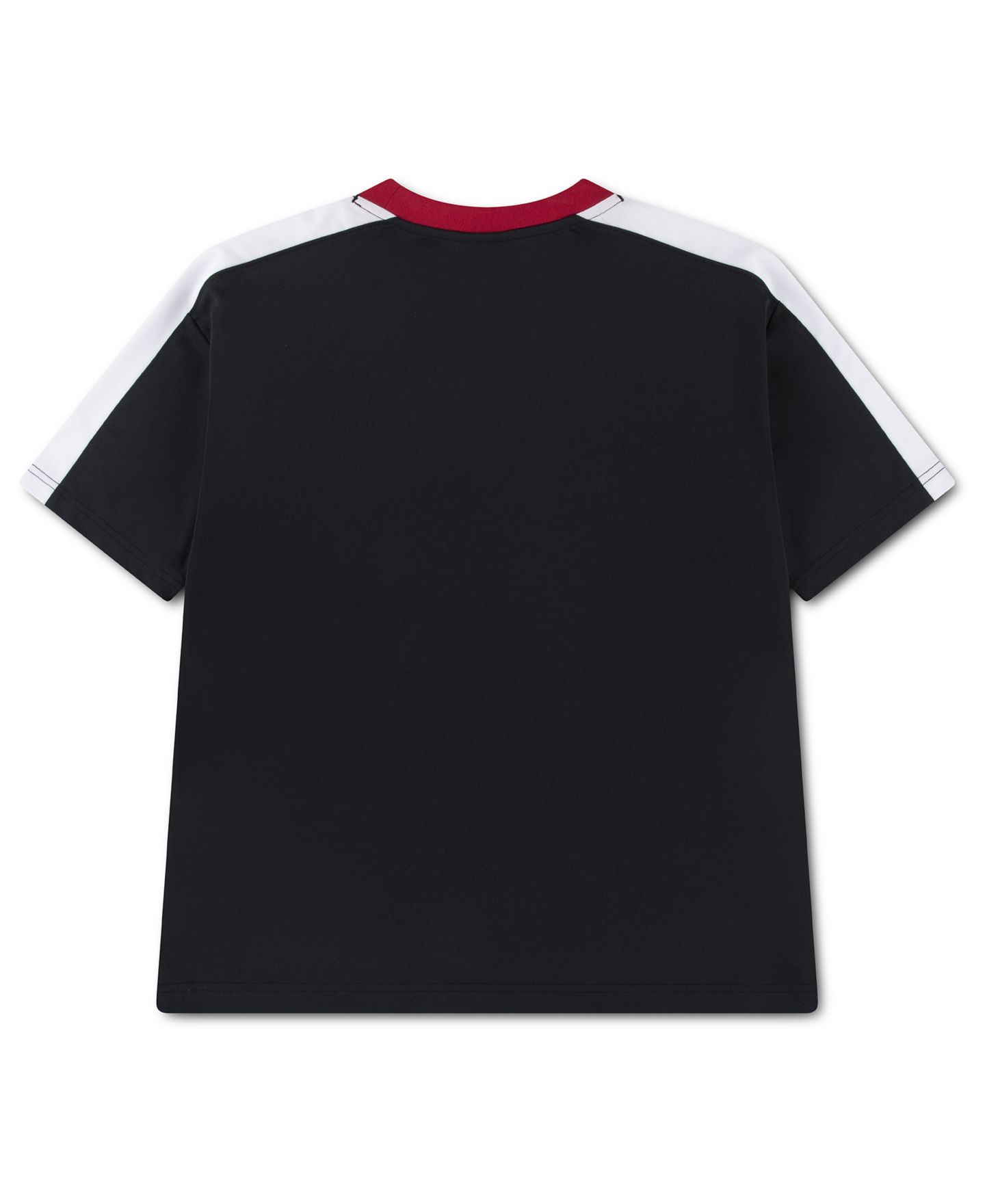 Футболка Jordan Color-Blocked Jersey Short-Sleeve T-Shirt для мальчиков, цвет: Чёрный — фото 2