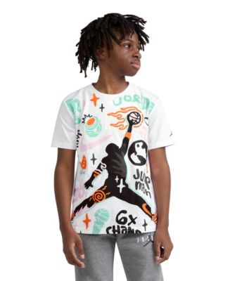 Jordan Boys' 8-20 Air Jordan World Tour Short-Sleeve T-Shirt - Macy's