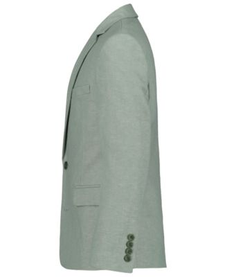Boys' 8-20 Green Tri-Blend Linen Suit Jacket