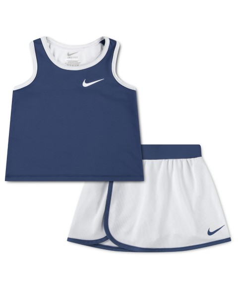 Детский комплект Nike Dri-FIT: топ и юбка-шорты