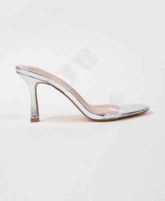 Women's Calia Clear Strap Heeled Slides