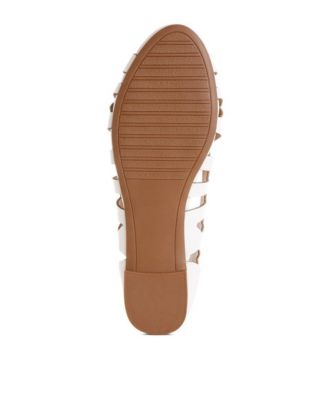 Women's Moira Woven Peep Toe Flats