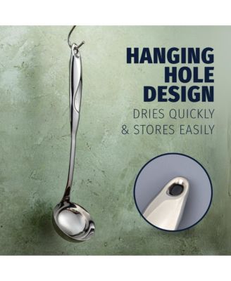 Stainless Steel Durable 13-Inch Soup Ladle with Ergonomic Handle