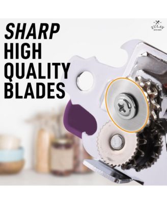 Heavy Duty Can Opener Wide Grip Smooth Edge Cut with Comfortable Grip