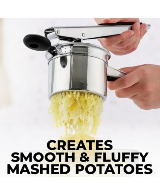 Premium Large 15oz Heavy Duty Stainless Steel Potato Ricer