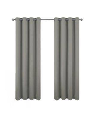 Oakley Embossed Blackout Polyester Window Curtain Grommet Panel 52" x 90"