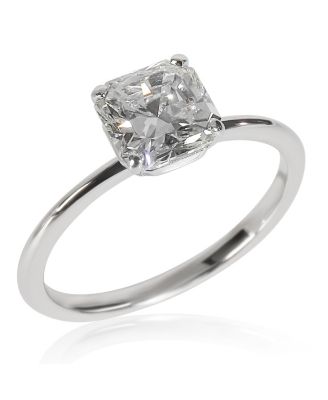 1.3 ct Cut Cornered Square Cut Diamond Tiffany True Solitaire