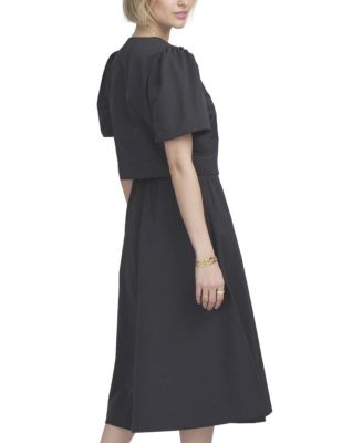 Women's Shirred Sleeve Top