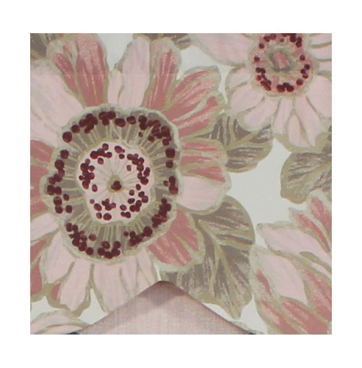 Rlf Home Verona Petticoat Modern Premium Design Printed Valance 3" Rod Pocket 50" x 15