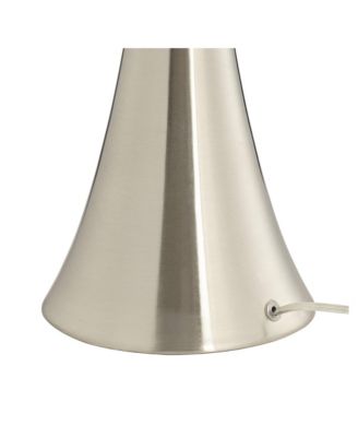 Rachel Art Deco Style Table Lamps 28" Tall Set of 2 Column Metal with Table Top Dimmers Drum for Bedroom Living Room Bedside