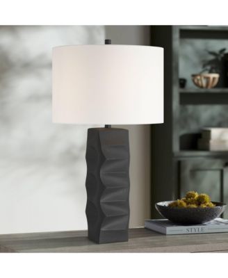Aidan 31" High Modern Ceramic Table Lamp with Dimmer