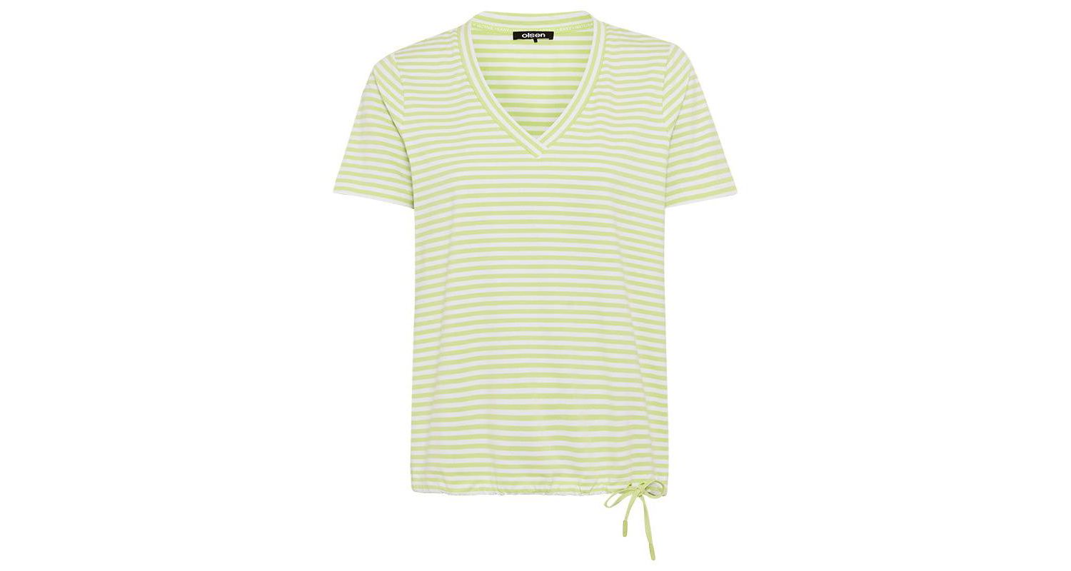 Women's Stripe V-Neck T-Shirt