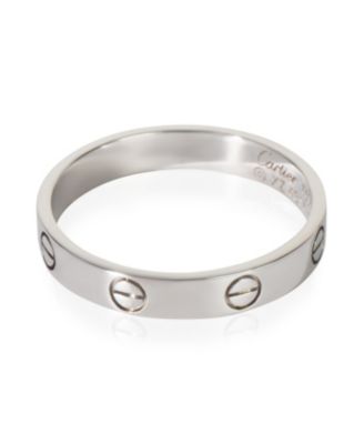 White Gold  Small Model Love Ring