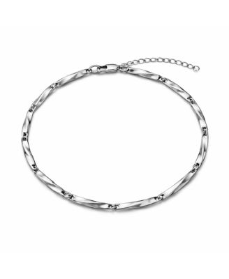 Twisted Link Bracelet Stainless Steel