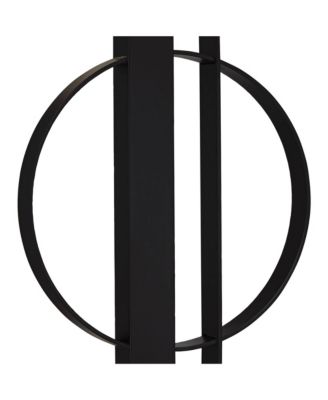 Galaxy 32" Tall Geometric Base Large Modern End Table Lamp Dual USB Ports Metal Living Room Charging