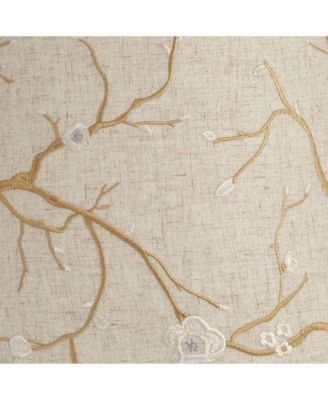 Rustic Vintage Chic Floor Lamp 60" Tall Antique Washed Plum Flower Drum Shade Decor Living Room Reading House Bedroom