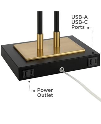 Stefano 30 1/4"H 2-Light Pull Chain USB Table Lamp Set of 2