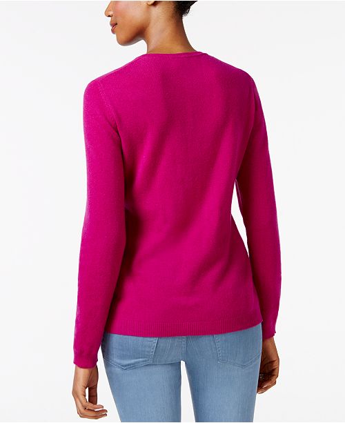 Charter Club Cashmere VNeck Sweater, Created for Macy's Sweaters