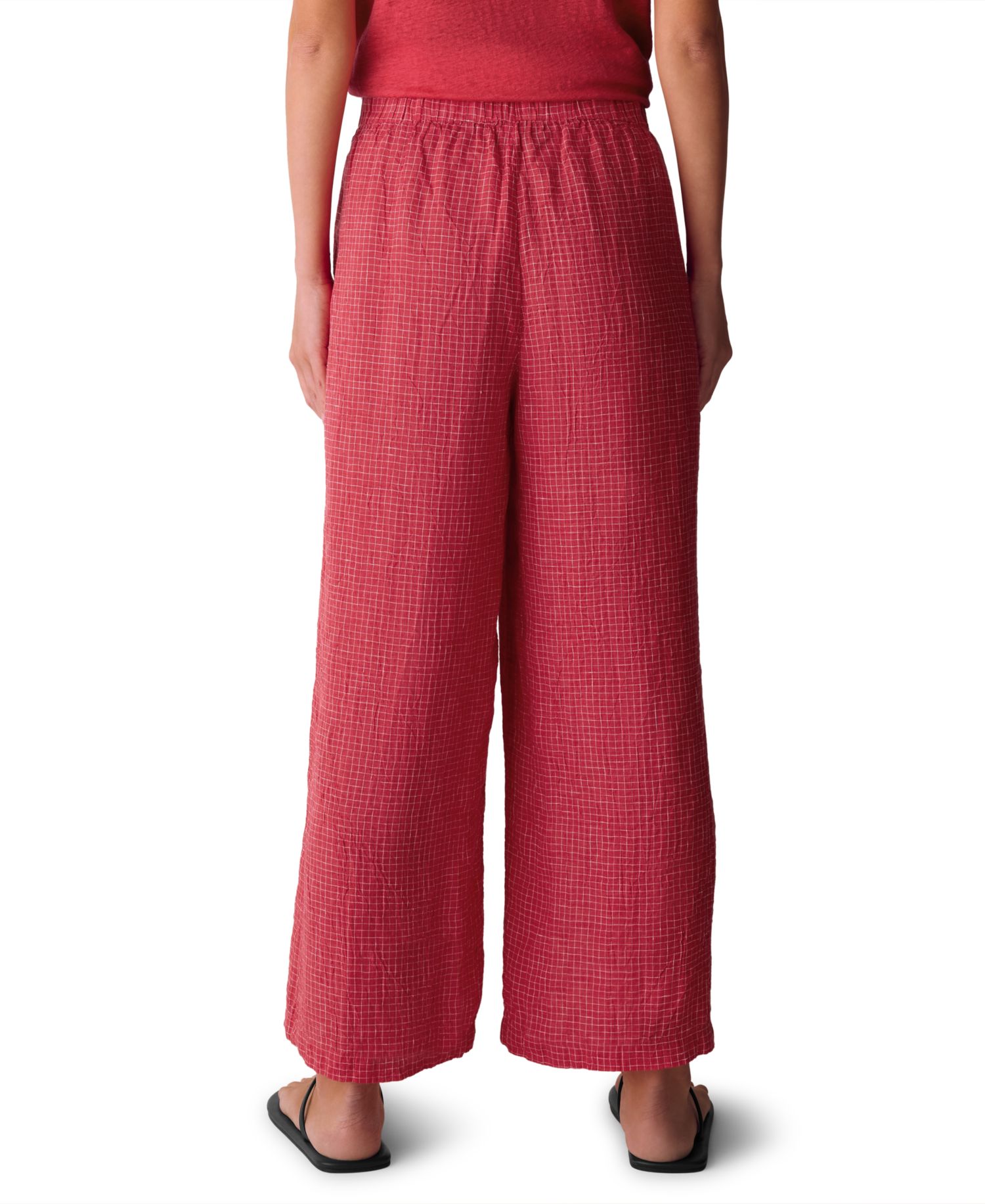 Women's Wide-Leg Ankle-Length Pants