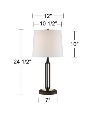 Javier 24 1/2" High Mid Century Modern Table Lamps Set of 2 with USB Port