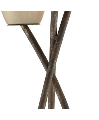 Vierra Trio Farmhouse Rustic 68" Tall Standing Floor Lamp 3-Light Foot Switch