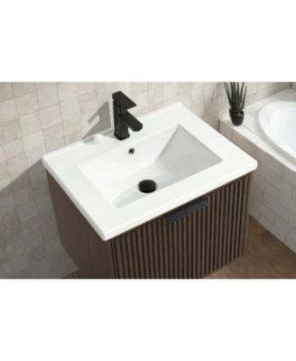 Diego 24" Floating Bathroom Vanity Walnut