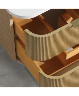 Chantal 24" Floating Bathroom Vanity Oak