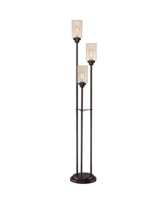Modern Industrial Tree Floor Lamp with USB Port 66" Tall