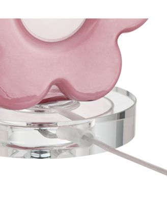 Stuart High Glass Flower Accent Table Lamp