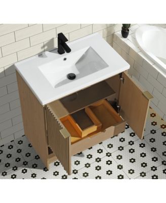 Diego 30" Bathroom Vanity Oak