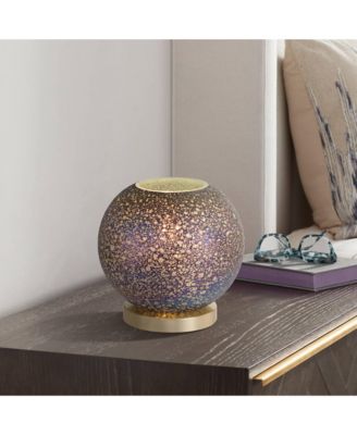 Pia 7 1/2" High Mosaic Glass Globe Accent Lamp