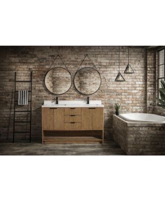 Diego 55" Bathroom Vanity Weathered Fir