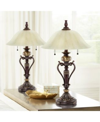 Traditional Table Lamps 26" High Set of 2