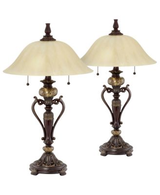 Traditional Table Lamps 26" High Set of 2