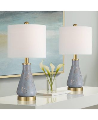 Alexia 20" High Small Modern Accent Table Lamps Set of 2