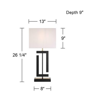 Pellana 26 1/4" Brass USB Table Lamp Set of 2
