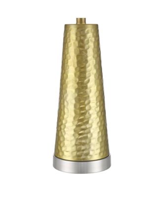 Possini Euro Croley 27 1/2" High Hammered USB Table Lamp Set of 2