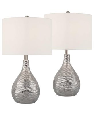Titus 24 1/2" High Hammered Table Lamp Set of 2