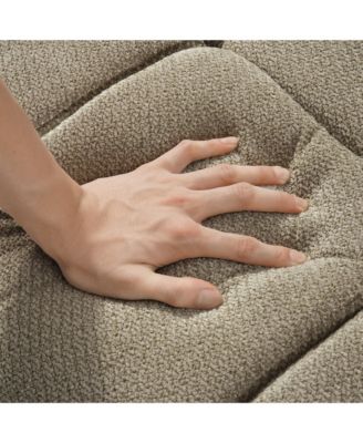 4-Piece L-Shaped Sectional Sofa with High Backrest | Premium Chenille Upholstery