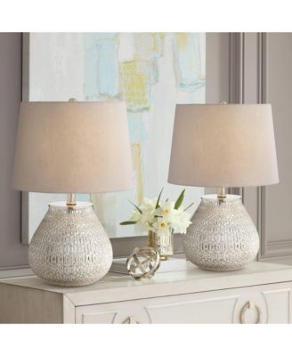 Country Cottage Accent Table Lamps 19 1/2" High Set of 2