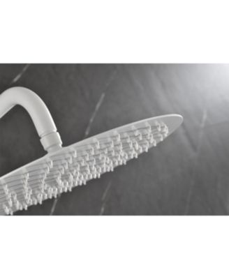 Complete Shower System with Rainfall Shower Head, Hand Shower, Slide Bar, 3 Bodysprays, Valve Trim and Lever Handles