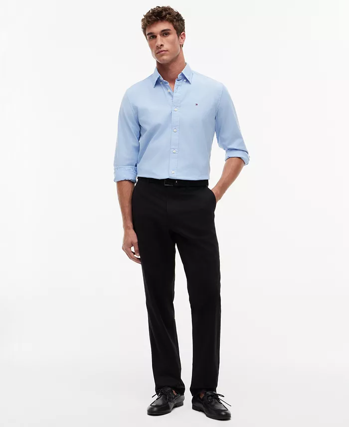 Men's Regular-Straight Fit Stretch Chino Pants - thumbnail 10