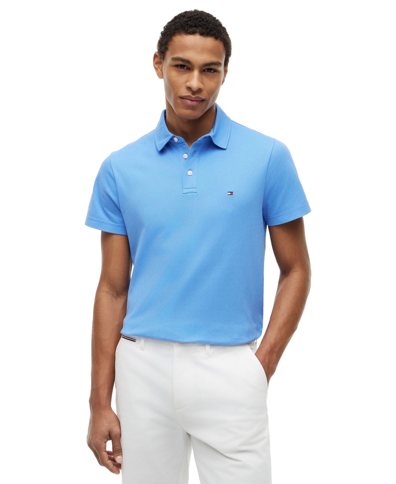 Men's Classic-Fit Texture Polo Shirt
