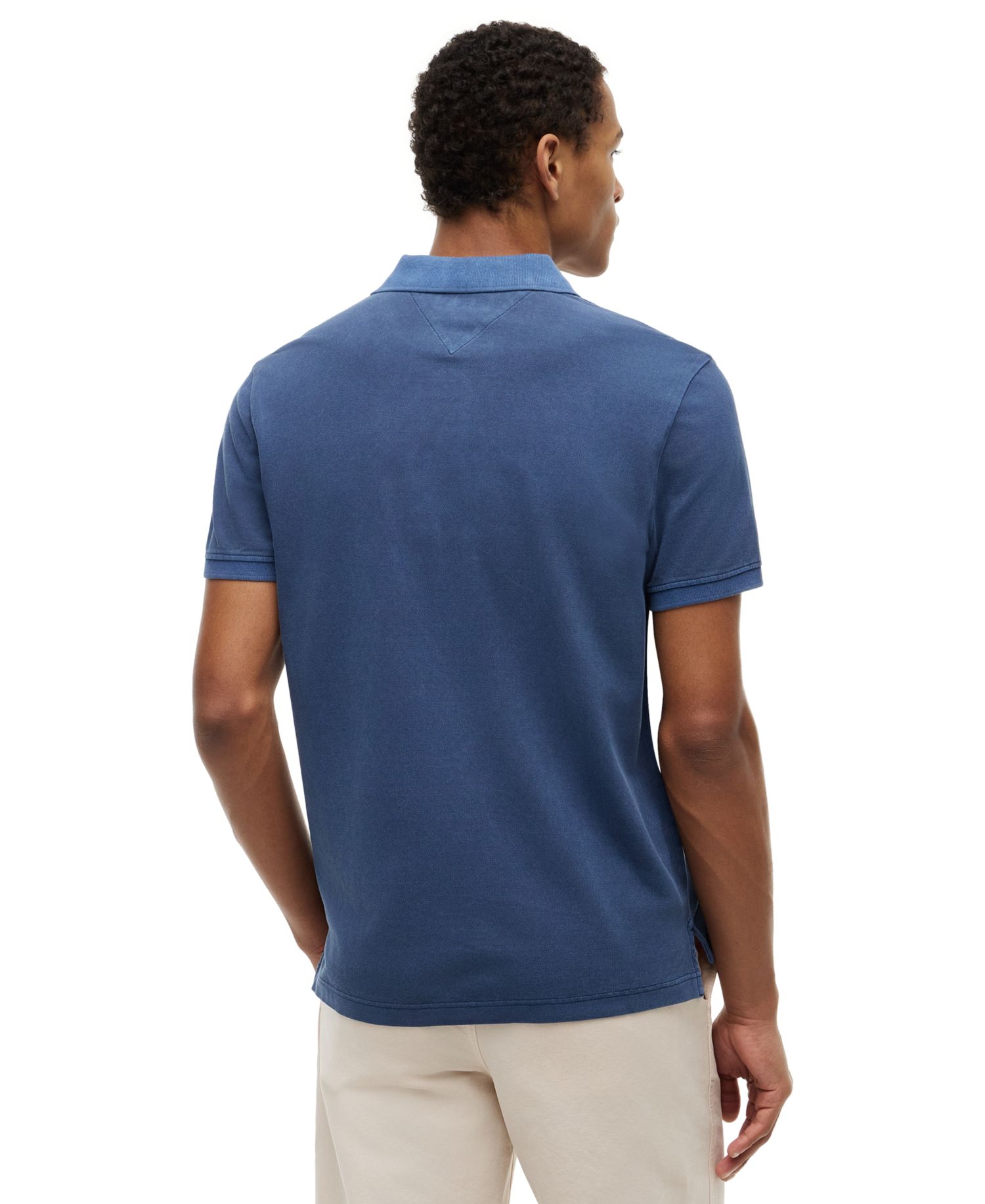 Men's Short-Sleeve Garment-Dyed Polo Shirt