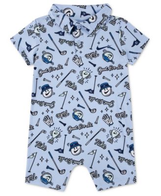 Baby Boys' Polo Golf Print Romper
