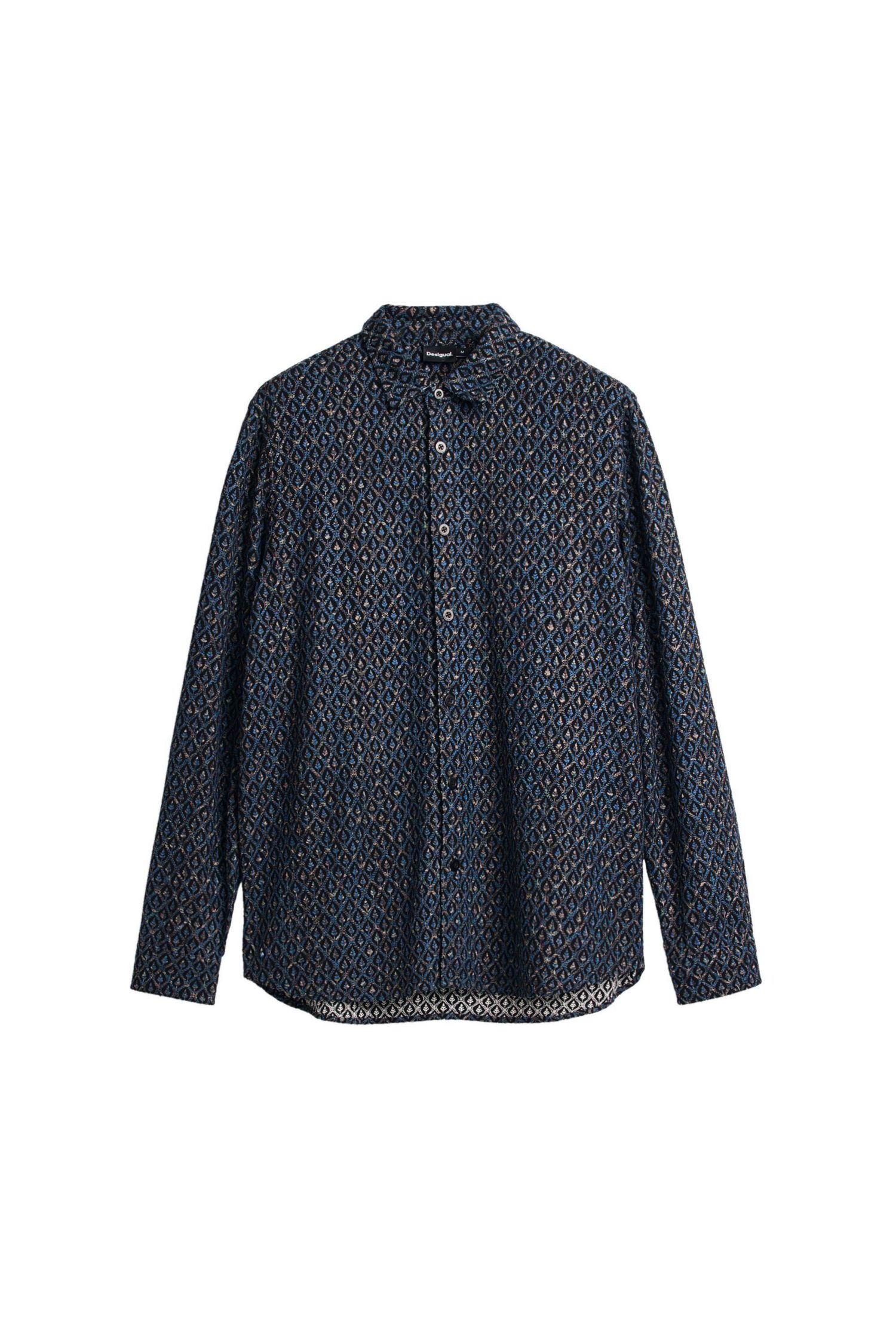 Men's Ethnic embroidered shirt
