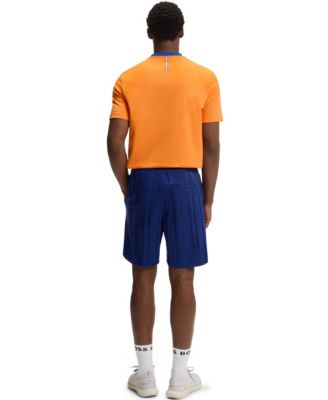 Men's Stretch-Cotton Netherlands Country Flag Logo T-Shirt