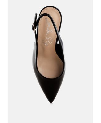 Women's Jaoba Pointed Toe Pin Buckle Slingbacks