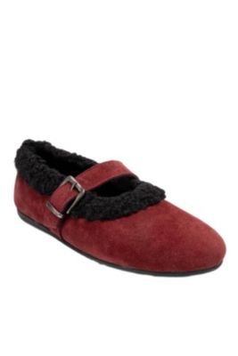 Women's Guin Leather Strap Flat