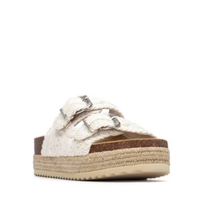 Women's Refresh Collection Double Strap Buckle Flat Sandals